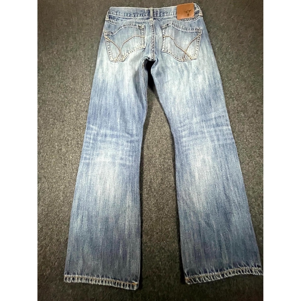 Wrangler 20X No 42 Western Cowboy Jeans Men's 32x32 Blue Denim Whiskered Outdoor - Picture 5 of 11